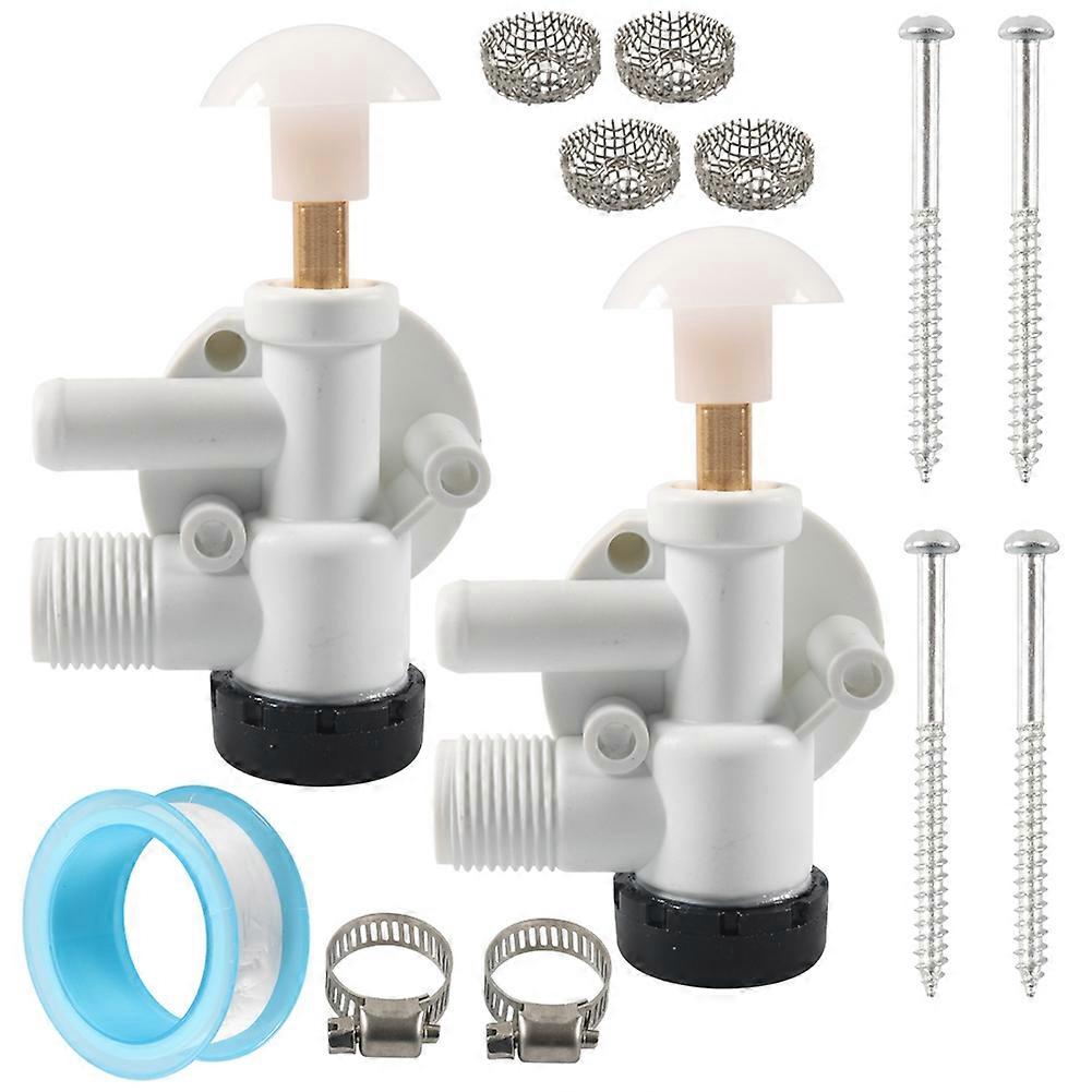385314349 RV Water Valve Assembly Repair Kit for Sealand EcoVac Vacuflush Pedal Flush Toilets