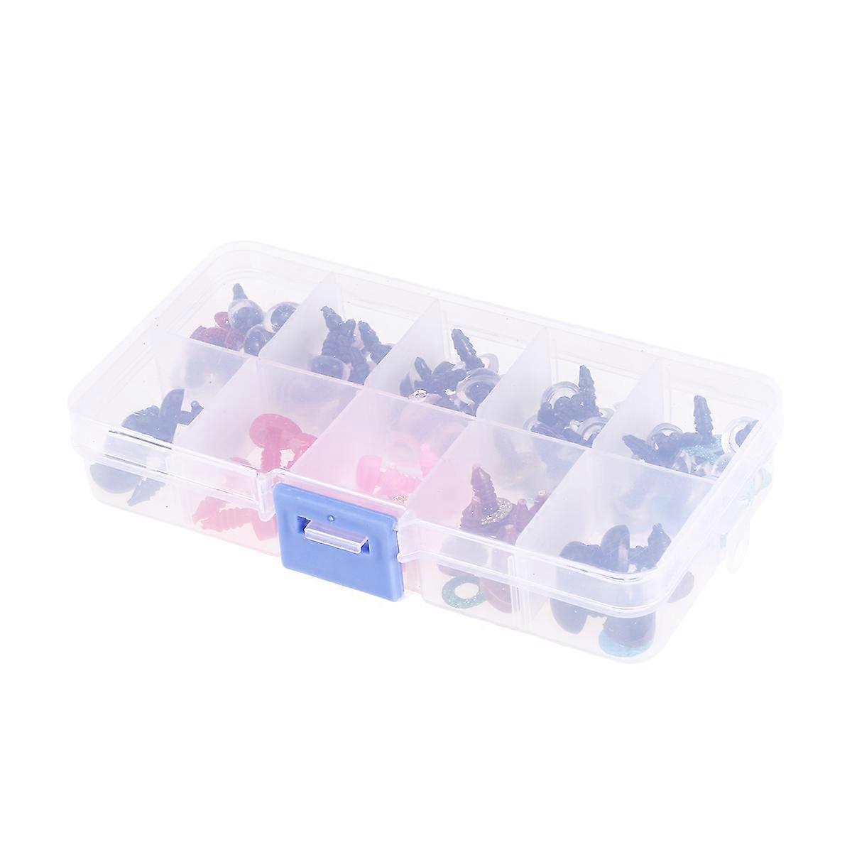 Plastic Eyes Plush Toy Eye Nose Accessories for Toy Use 75Pcs Set