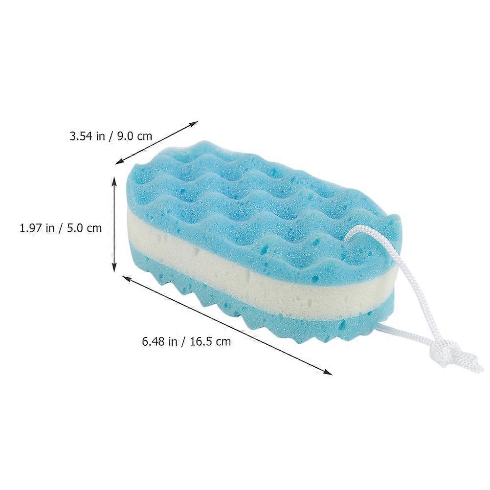 Skin-Friendly Cleansing Bath Sponge 18 Pcs Lightweight Assorted Color Effective For Shower And Gym Activities