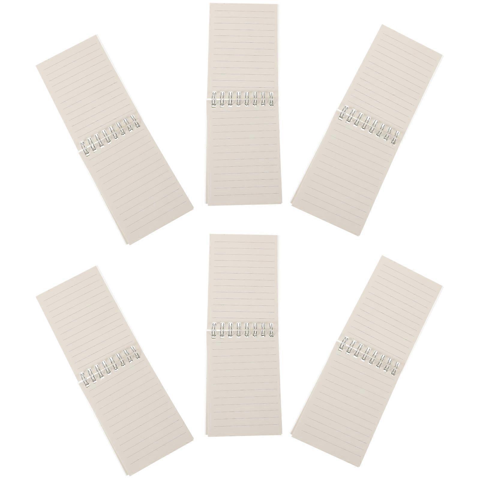 Coil Notepad 24 Pcs Beige Notebook For Office Workers 11.5X7.5cm Task Organization Note Taking