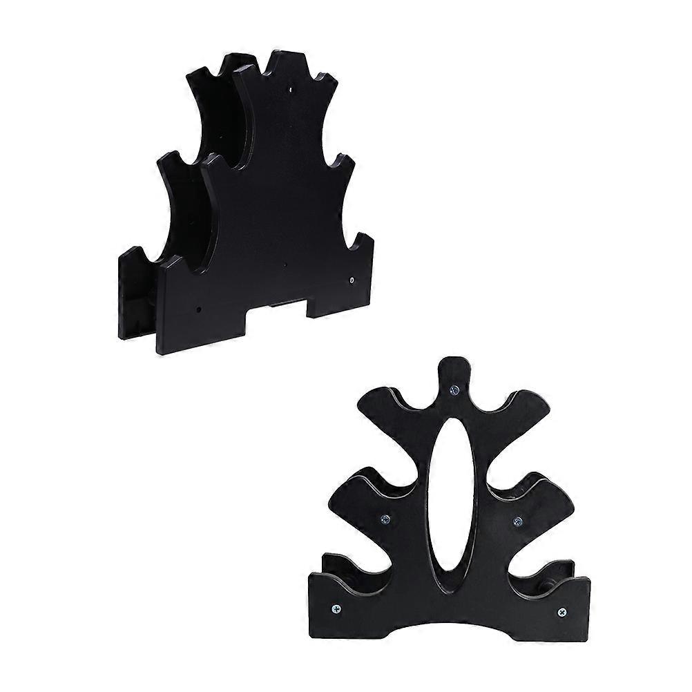 Dumbbell Holder Creative Dumbbell Stand for Exercise Use 2Pcs