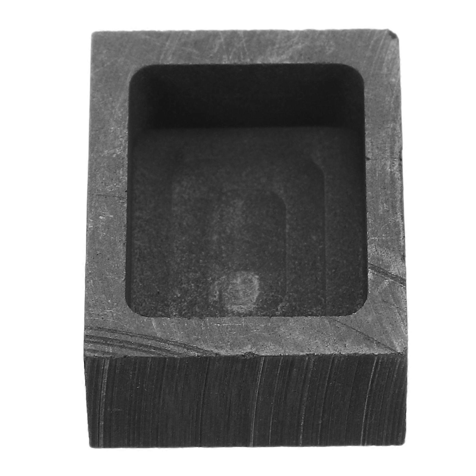 Square Graphite Mold for Silver Casting 2Pcs High Temperature Use