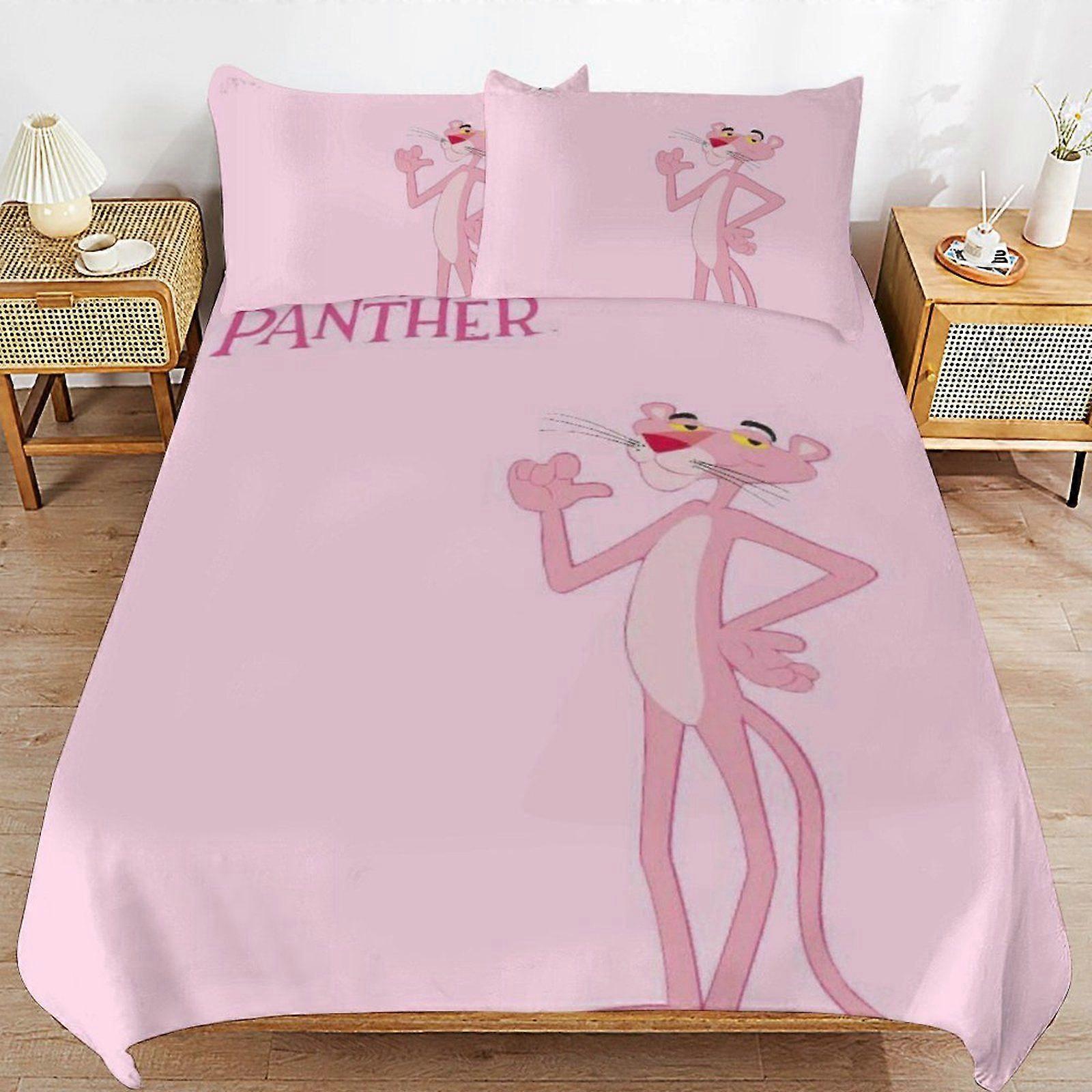 e9 The Pink Panther High Strength Structure Breathable Finish Sleep Fit Soft Texture Duvet Cover Sets Everyday d9