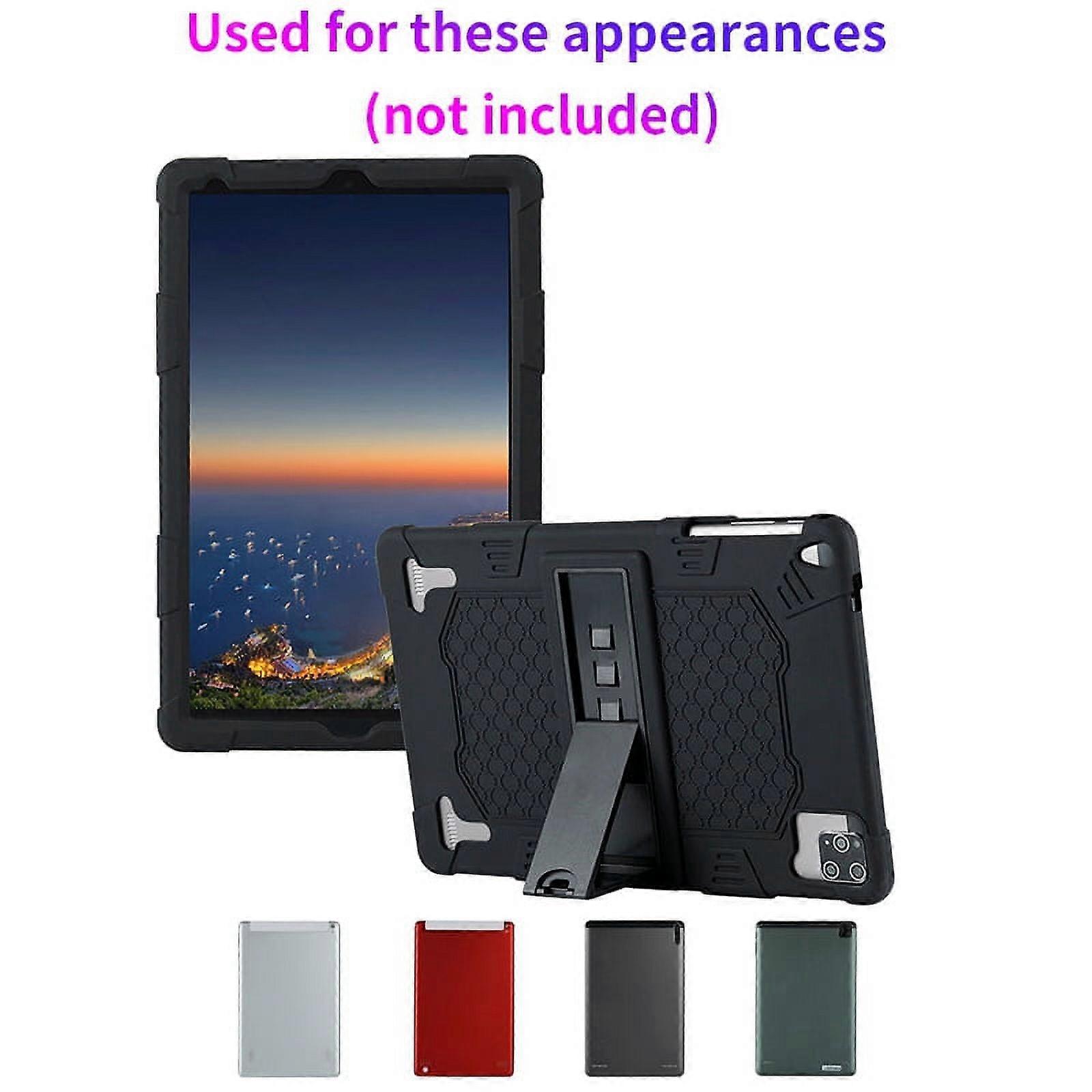 10.1 inch Tablet Case Silicone Case Tablet Stand Universal Tablet Case Adjustable Stand with Capacitive Pen