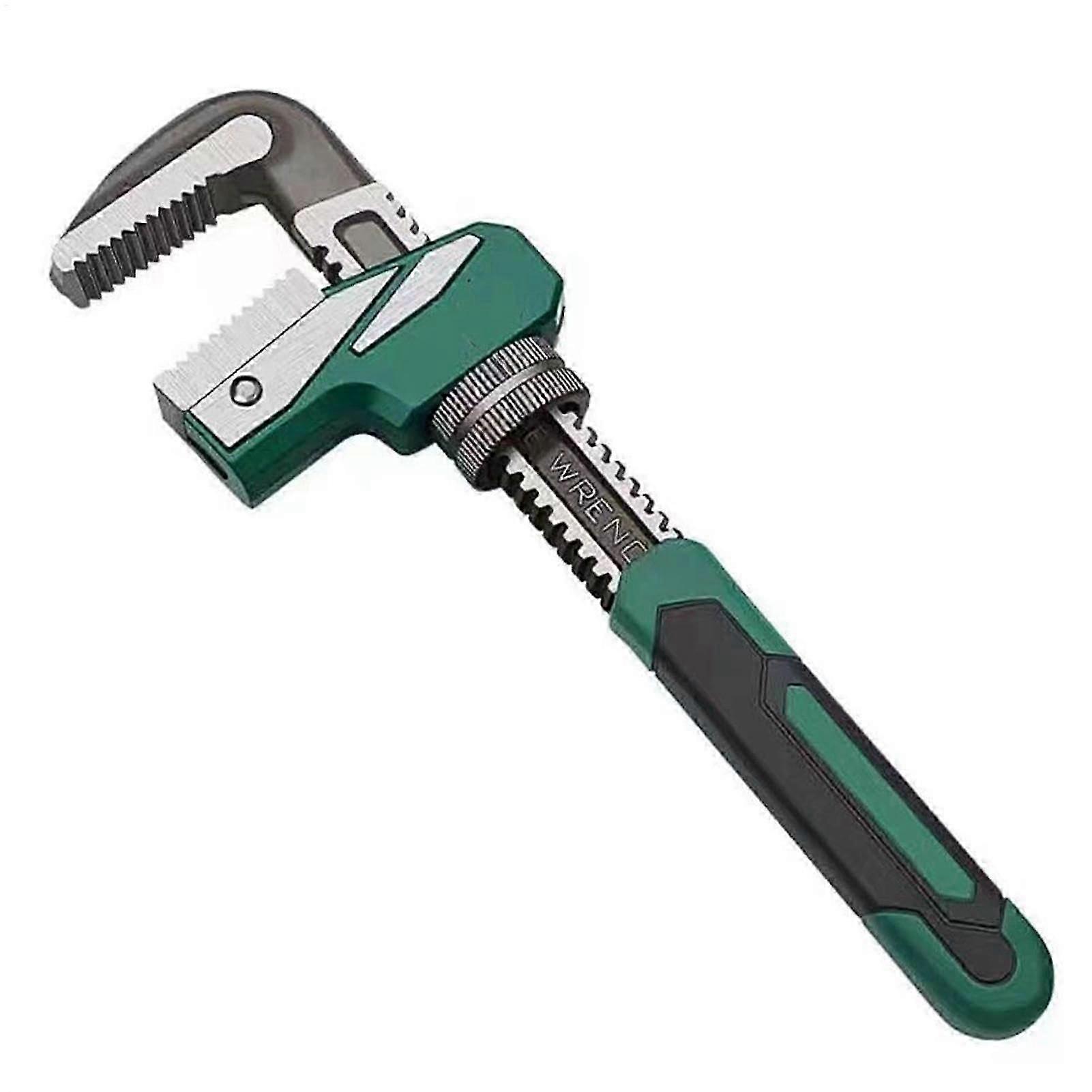 Wide Jaw Adjustable Wrench Large Mouth F Type Adjustable Wrench F Type Pipe Wrench Multipurpose Use Rust Resistant Coating 22.75' for Pipes