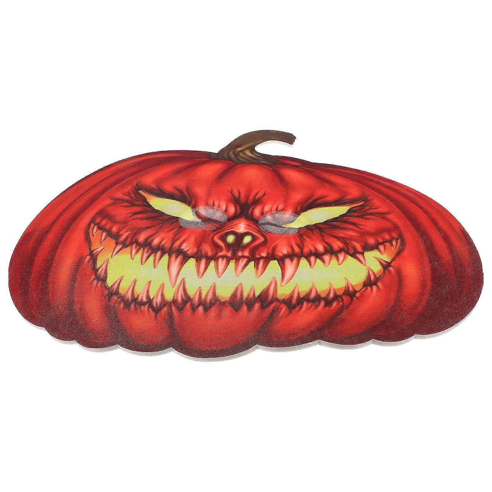 Scary 4Pcs Halloween Mask Party Prop For Costume Enthusiasts Red Color EVA Design