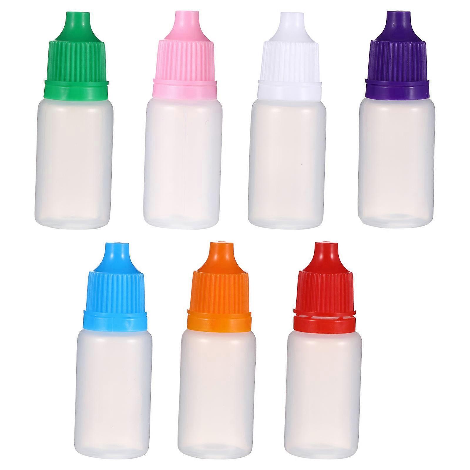 Empty Dropper Bottles Eye Liquid Bottle for Storage 50Pcs Translucent Pe