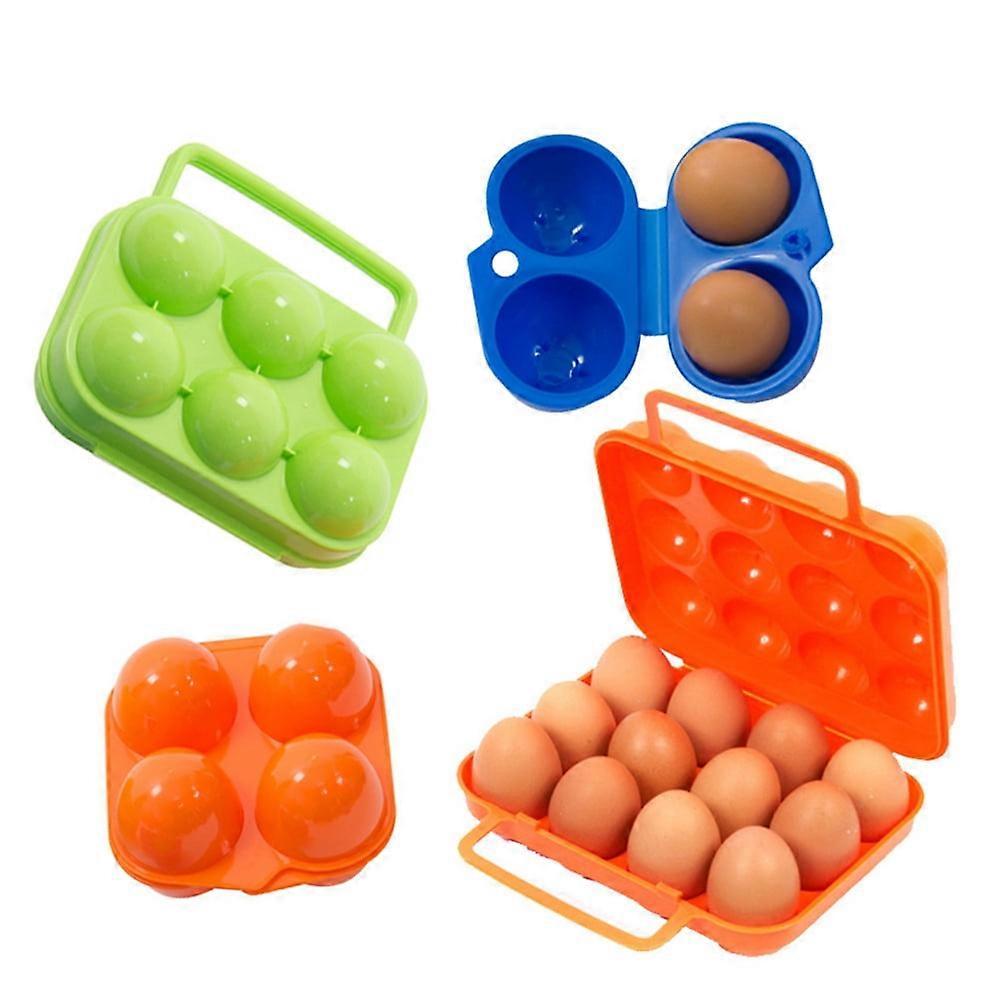 Dengjunhu Portable Camping Carrier For Eggs Case Box Kitchen Convenient Container Egg Storage Box Container Hiking Outdoor Kitchen Tools