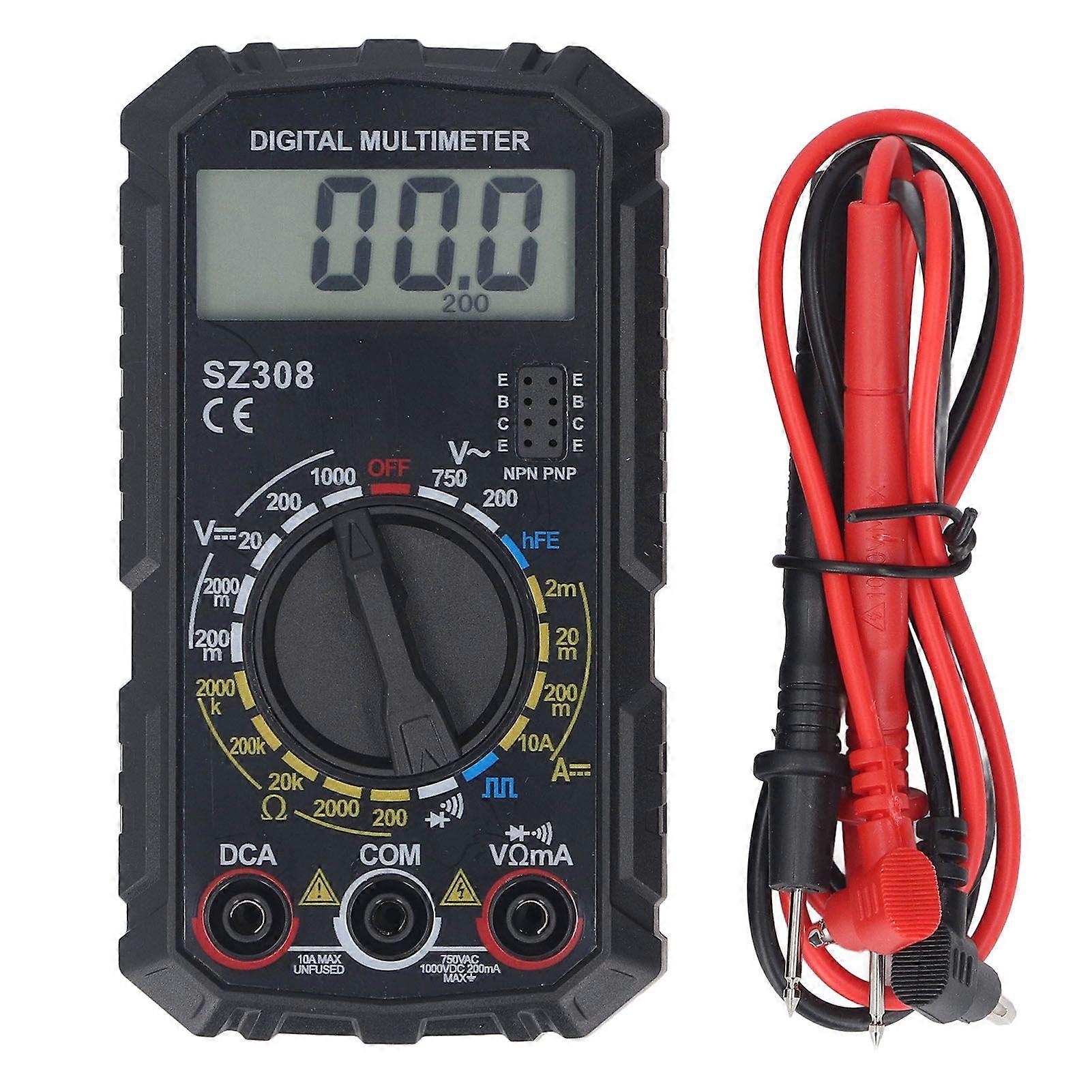 Digital Multimeter High Accuracy Multifunctional Portable Mini Voltage Current Tester for Repair Maintenance