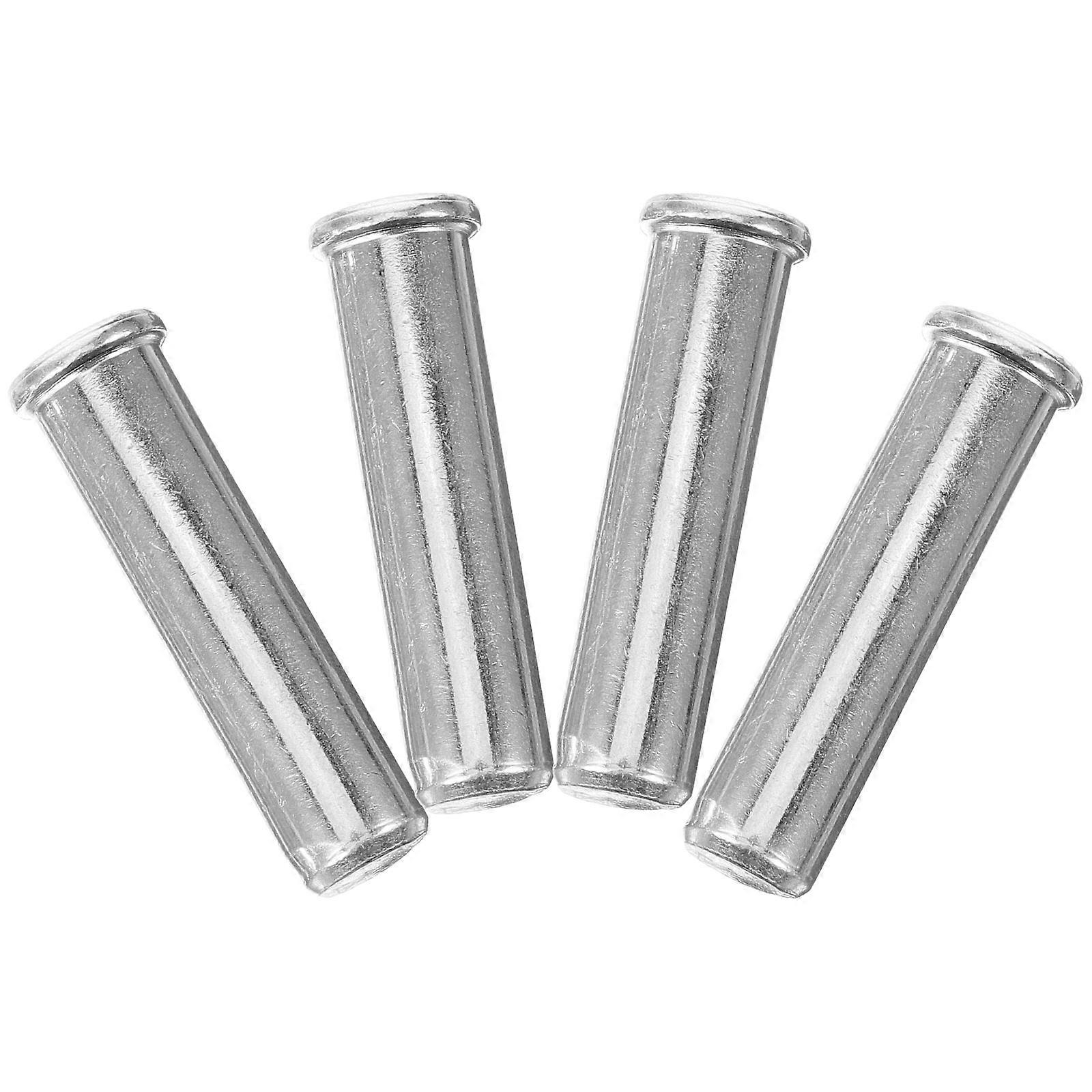 Metal Jump Rope Weight Blocks for Jumping Rope 4Pcs Silver Exercise Accessory