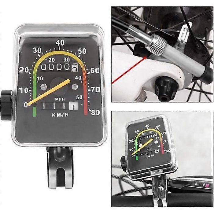 Mechanical Odometer - Unspecified - Waterproof Speedometer - Easy to Install - For Mountain Bikes - Without Battery