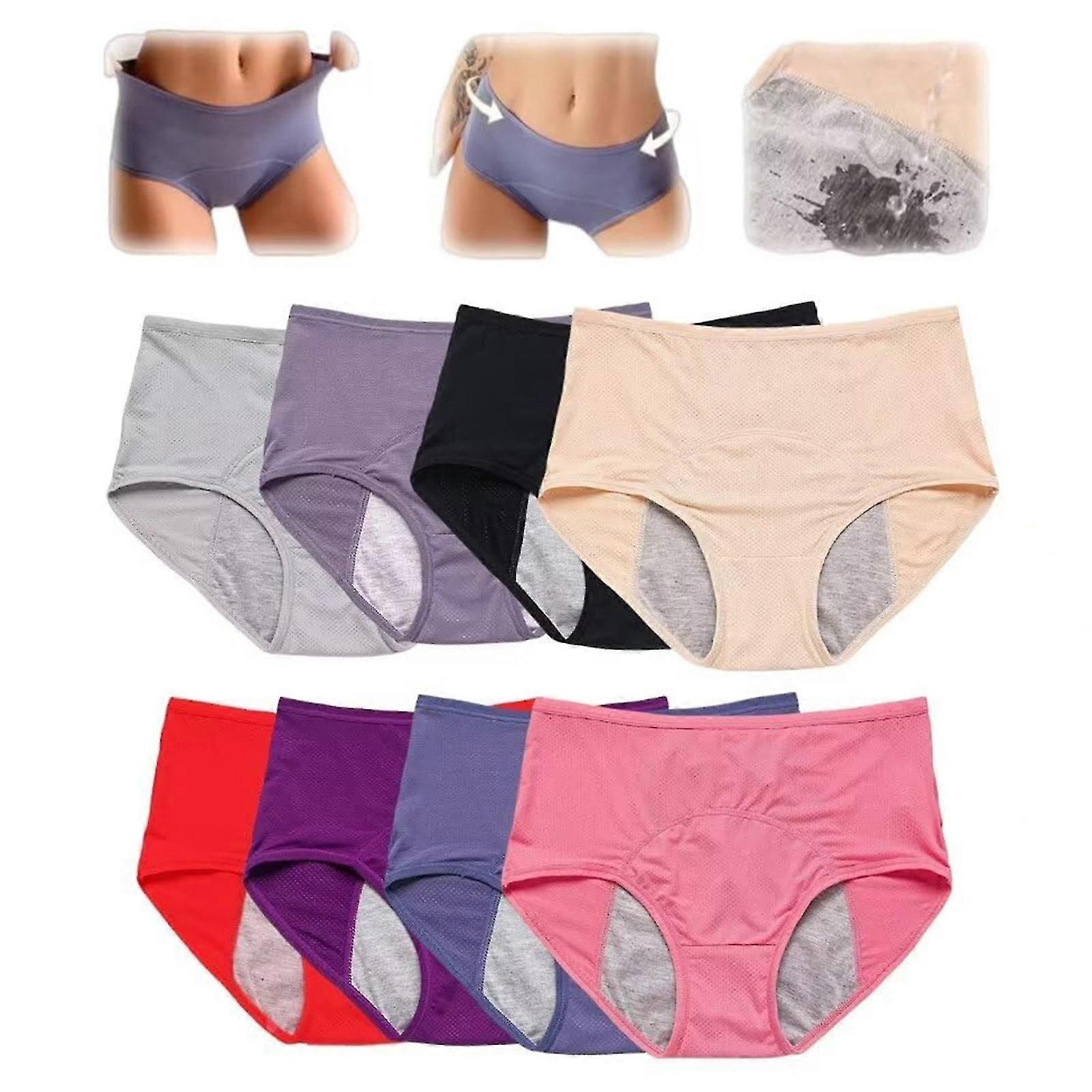 8X النساء Everdries ملابس داخلية مانعة للتسرب سلس البول سراويل واقية مانعة للتسرب جديد