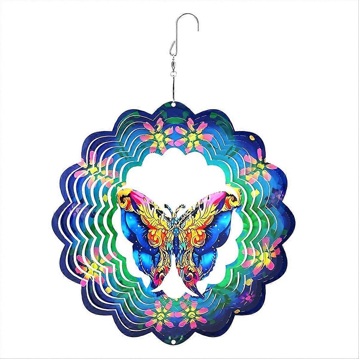 Wind Spinners Outdoor, Hanging Butterfly Outdoor Wind Spinner
