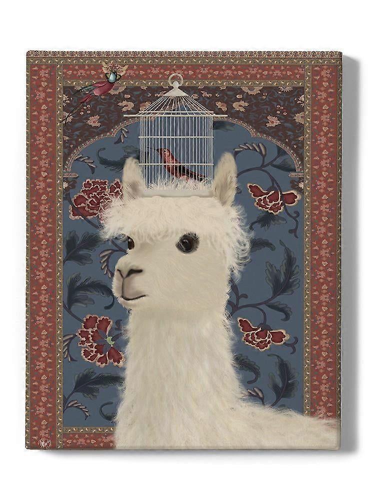 Λάμα Και Birdcage τυλιγμένο καμβά -Fab Funky Σχέδια,-ouyac403