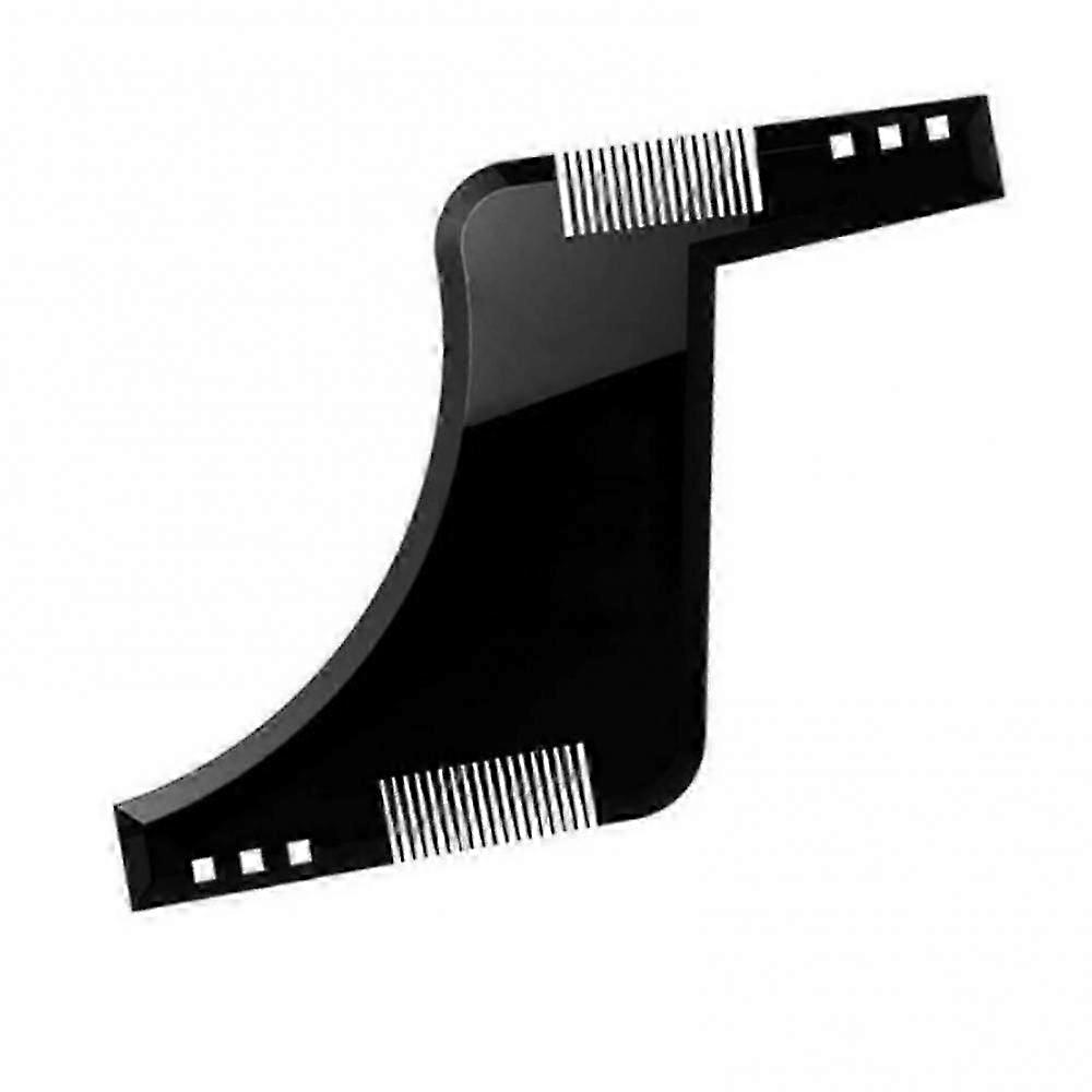 Beard Styling Comb with Right Angle Handle for Smooth Edges and Precision Trimming