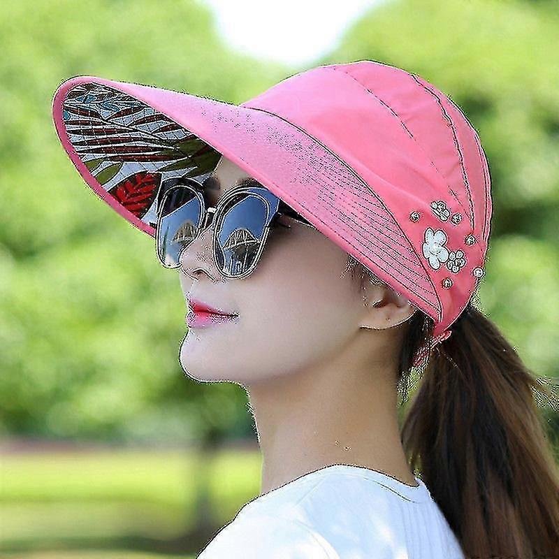 Ladies Sun Visor Foldable Golf Hat Tennis Beach Caps