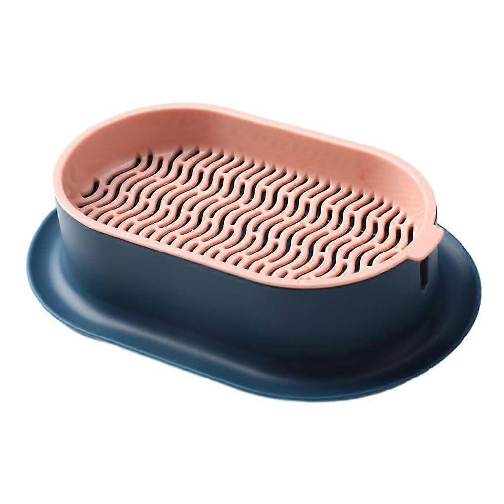 ABS Cat Grass Planter Tray Hygienic Hydroponic Cat Grass Box Germination Tray Blue