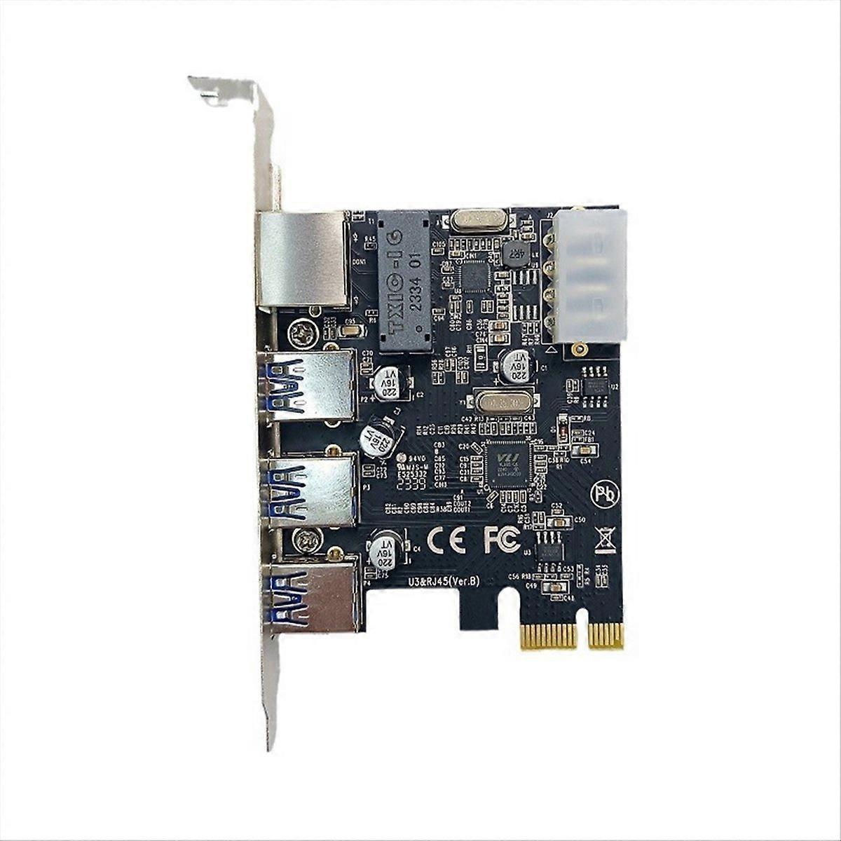 Desktop Mainboard Module PCI-EUSB3.0+Gigabit LAN Expansion Card