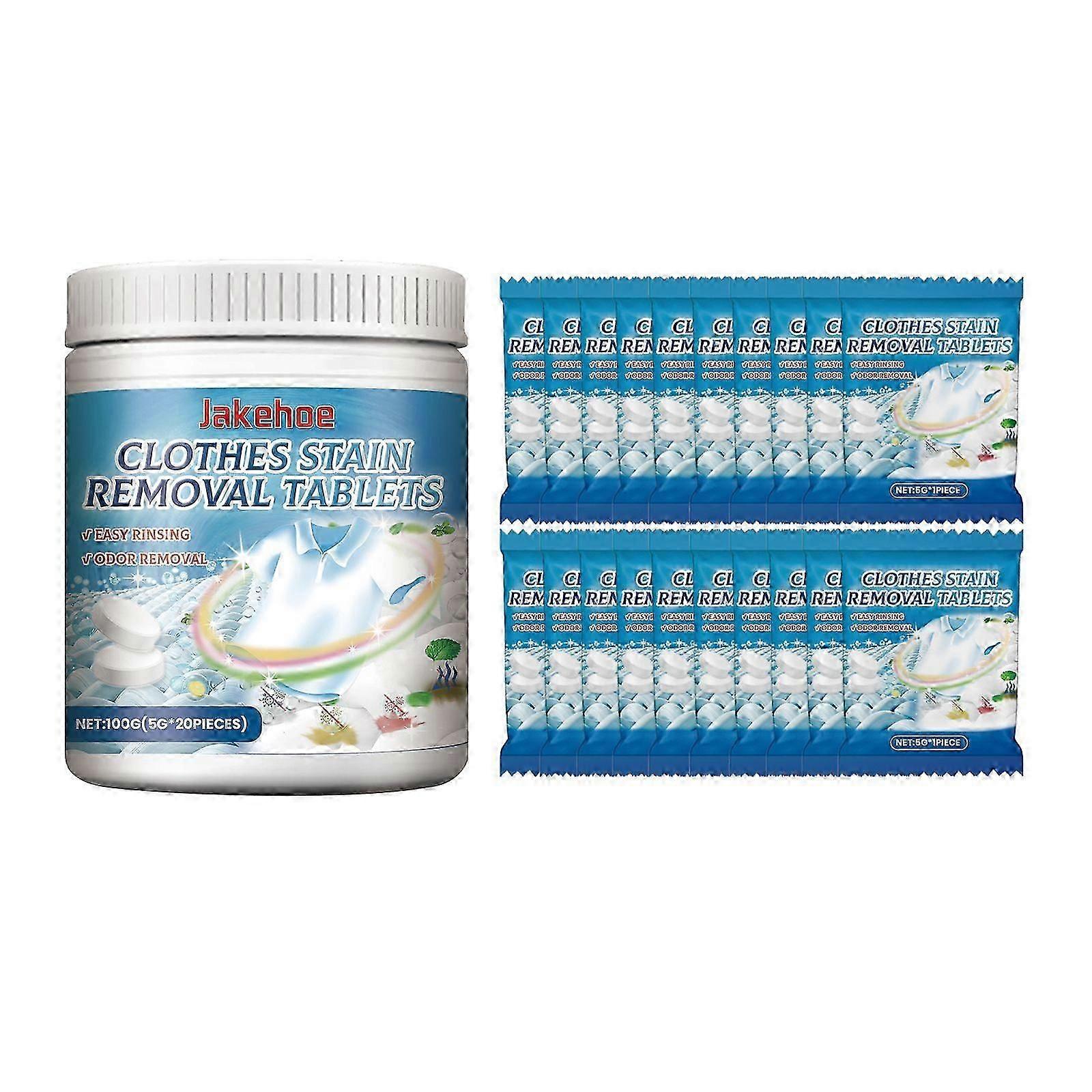 Powerful Stain Removal Tablets for Clothes - Gentle, Protective