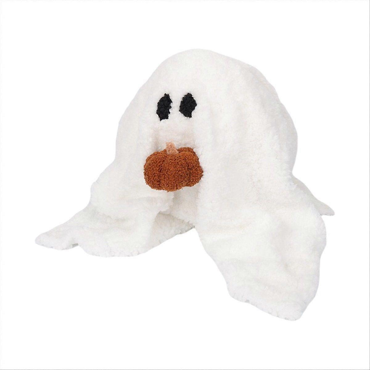 Halloween Pumpkin Ghost Stuffed Hand Puppet Ghost Pumpkin Soft Throw Pillow Pumpkin Ghost Doll Plus
