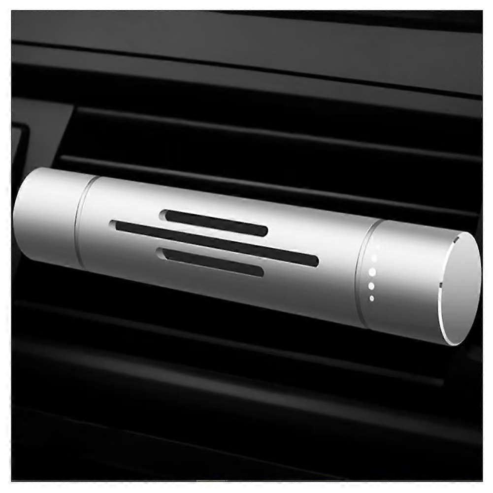 Air Freshener Car Vent Diffuser, Natural Odor Removal, Silver