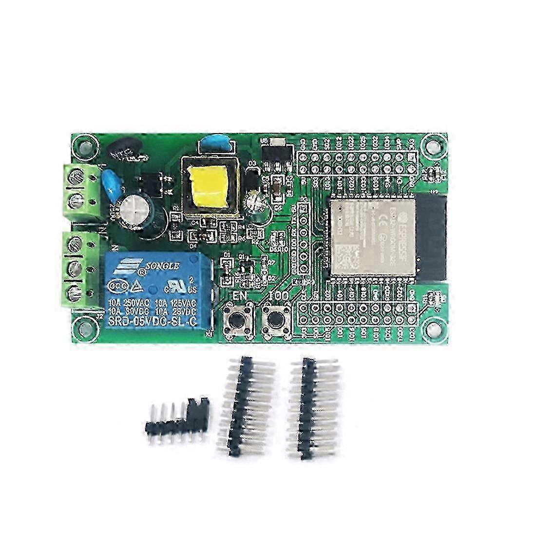 AC Powered ESP32 WiFi Bluetooth Ble Single Relay Module ESP32 Development Board I/O Port UART Progr
