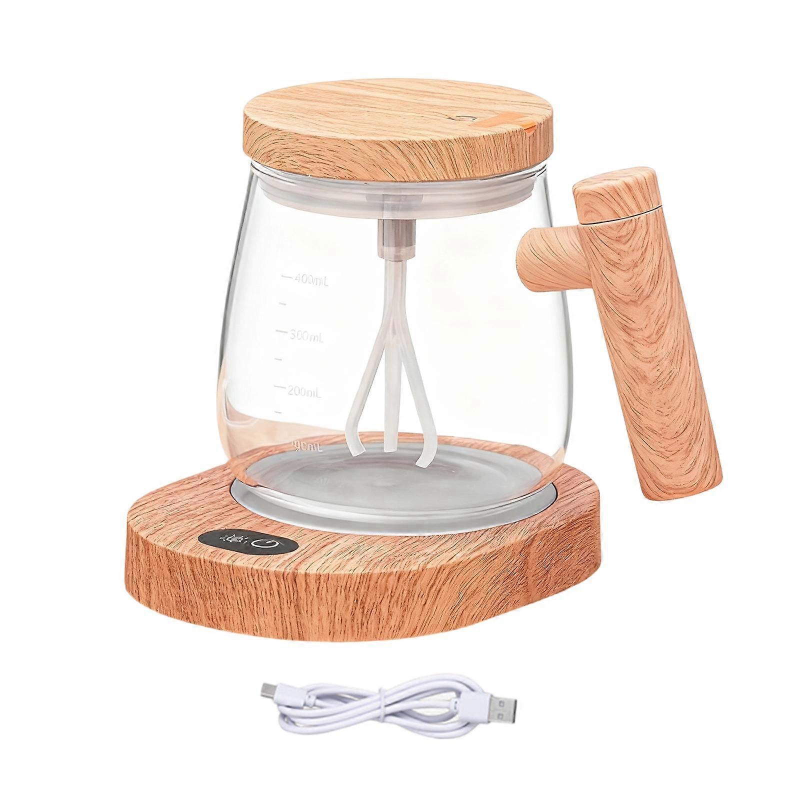 Self Mixing Coffee Mug Automatic Stirring Cup with Lid Multipurpose Heater Pad