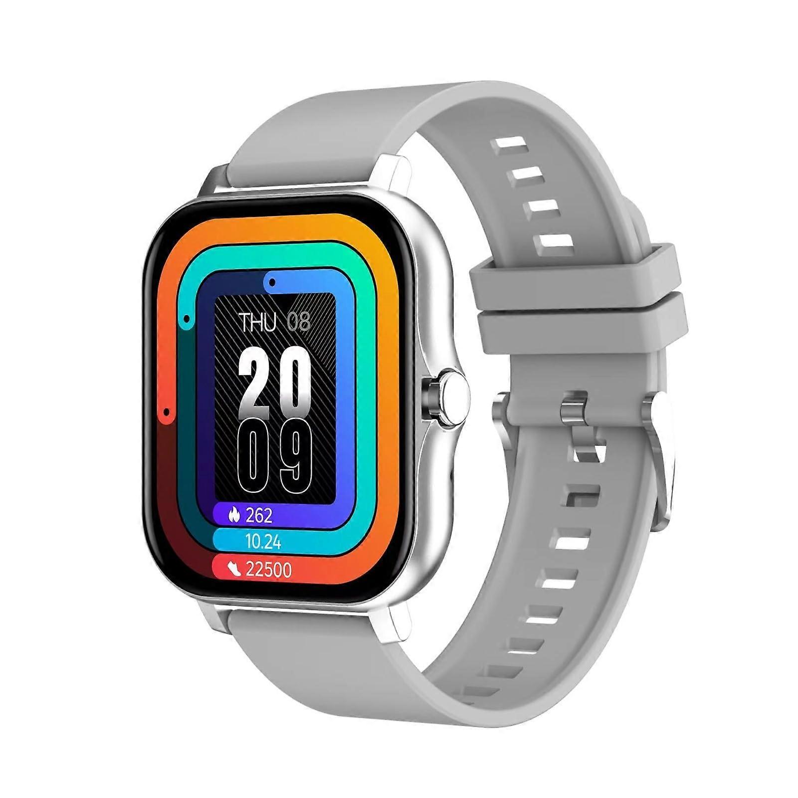 Smart Watch 1.83Inch HD Display, Bluetooth Call, Heart Rate Monitor, Sleep Monitor, IP68 Waterproof Grey
