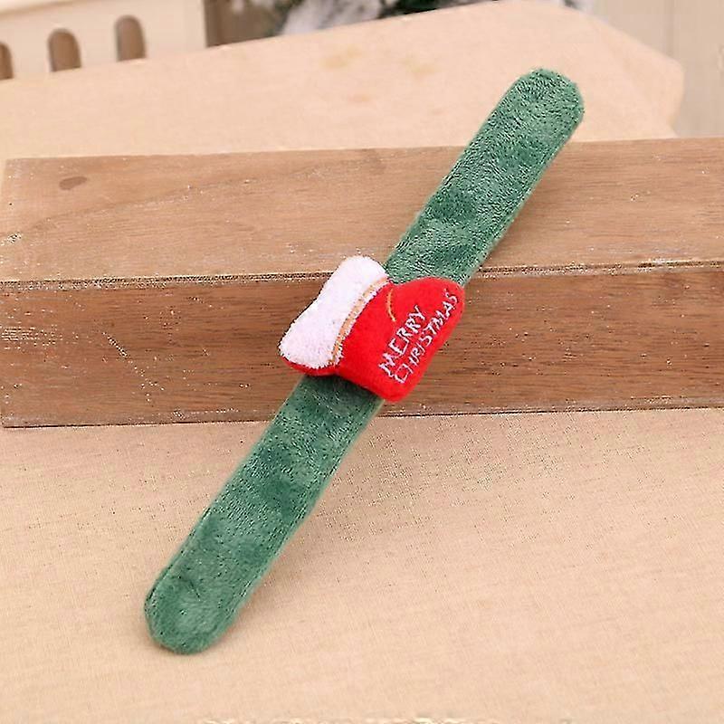 Christmas children's gift Christmas luminous wristband decoration Christmas clapping ring Christmas gift thickened clapping ring (socks)