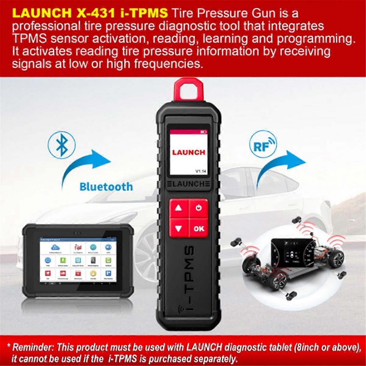 LAUNCH X431 I-TPMS Outils de diagnostic de la pression des pneus Dispositif d’activation de la pression des pneus Outils de programmation TPMS