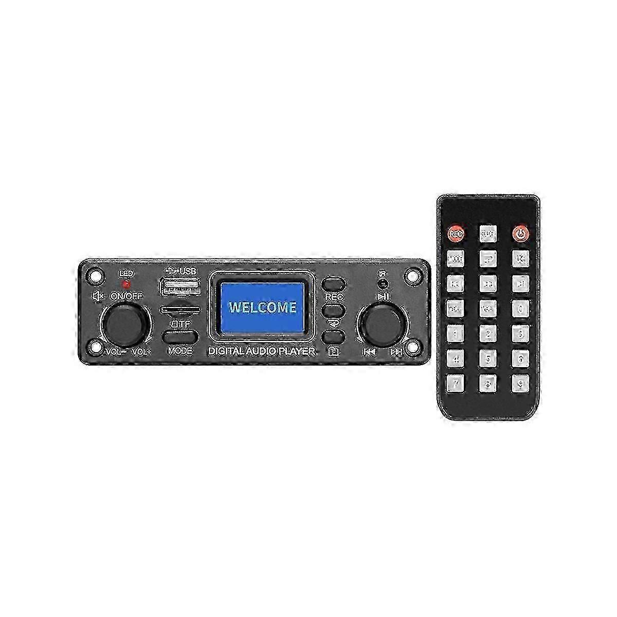 Digital Audio Player Bluetooth Mp3 Player Decoder Board 128x64 Dots Lcd Usb Sd Bt Fm Music Player M-yezi