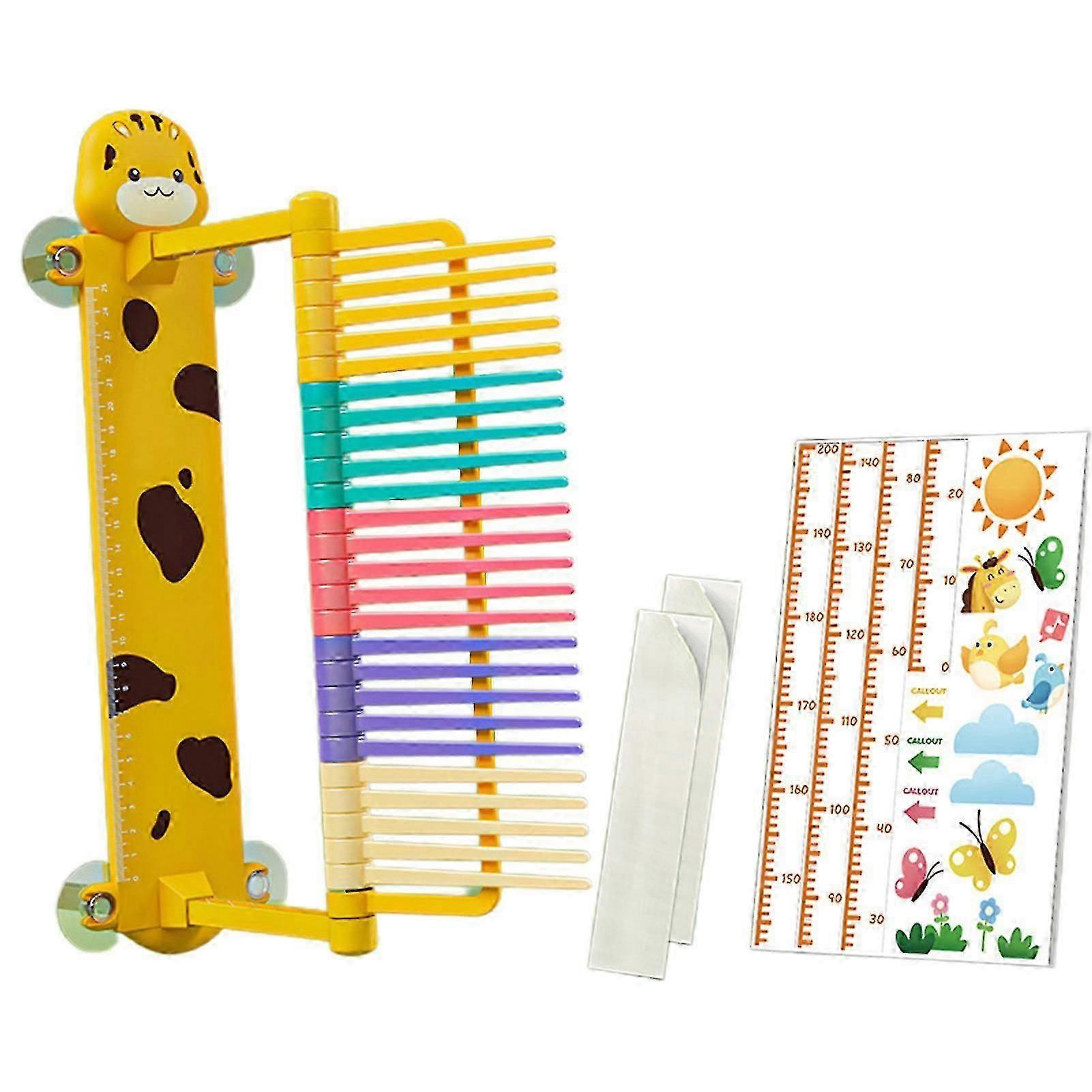 Kids Vertical Jump Measuring Device Adjustable Simple Installation Cartoon Style Jump Trainer Measurement Test Tool