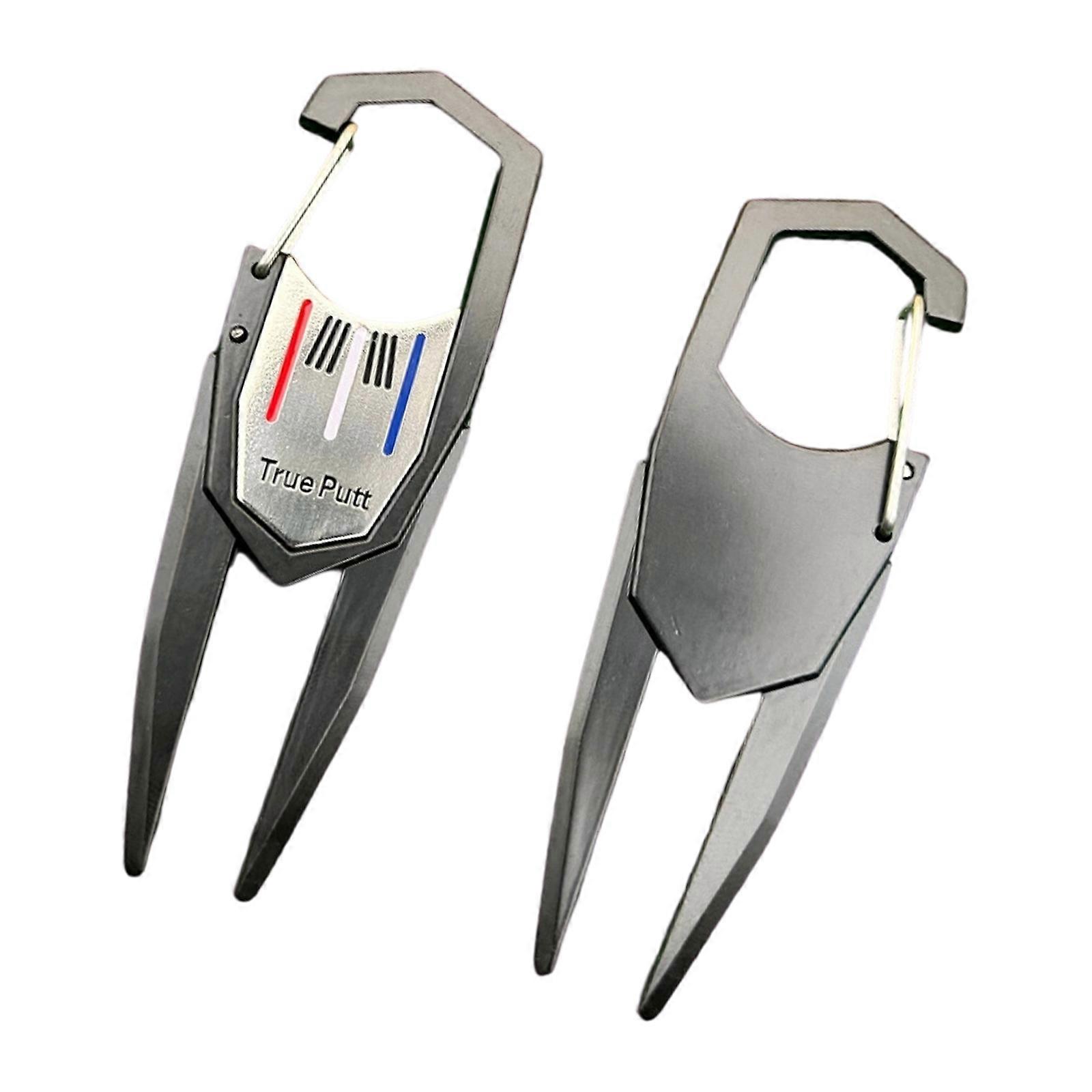 Strong Golfing Lump Repair Tool With Integrated Sphere Marker Not Slip Handle Permanent Mangan Steel Building Multicolor