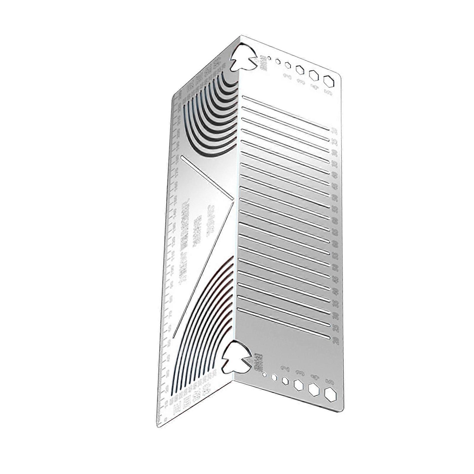 Strong Metal Pipe Notching Guide Multifunction Pipe Layout Tool 3 Size for Accurate Sheet Metal Layout Marking  small