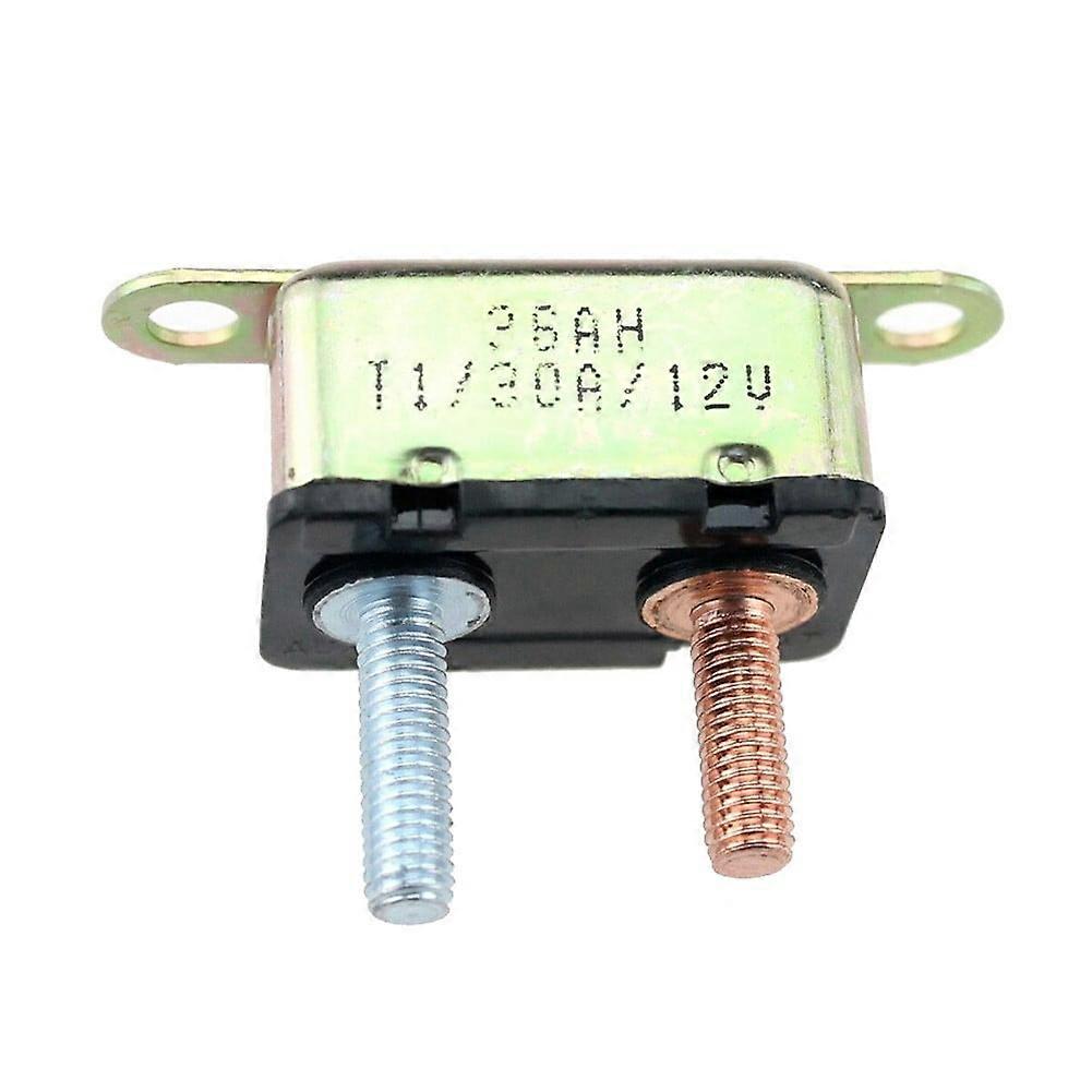 12V 30A Auto Automatic Fuse Reset Circuit Breaker Copper Stud Bolt