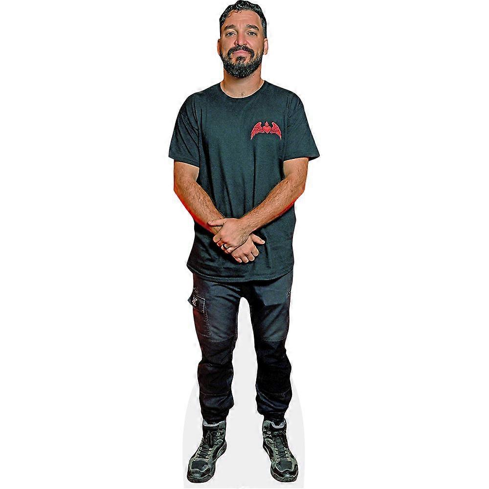 Elton Castee (Black Outfit) Cardboard Cutout (lifesize OR mini size). Standee. Stand Up.