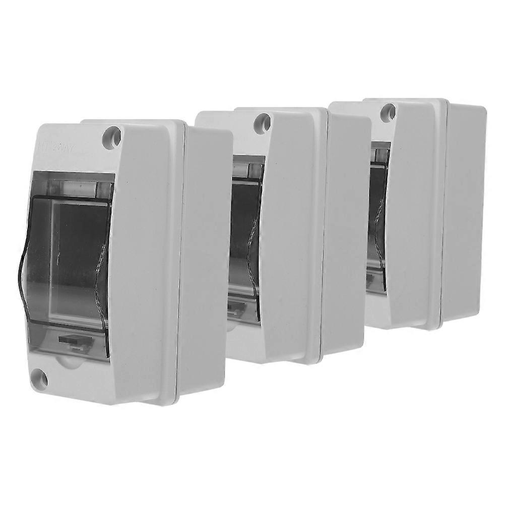Ip65 Breaker Box Electrical Components Strong Structure Water Resistant Properties 4.7×3.6×2.2in 3Pcs