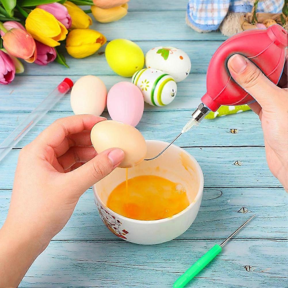 Easter Simple Egg Beater Empty Egg Beater Tool Ukraine Egg Supplies Single Hole Egg Beater Easter Egg Making Tools E