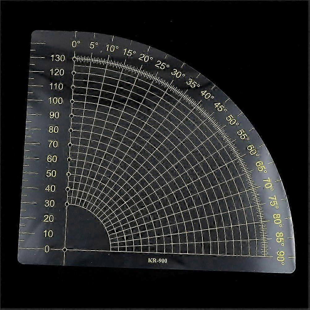 Tailor Sewing Tools Quilting Patchwork Scrapbook Circle Fan Foot Ruler Diy Craft