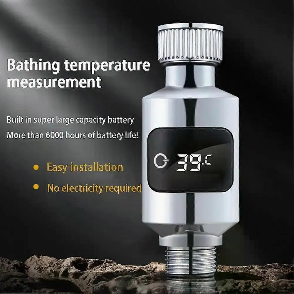 LED Digital Shower Pyrometer Smart Sensor Swimming Pool Thermometer Hot Tub Spa Water Temperature Data Logger