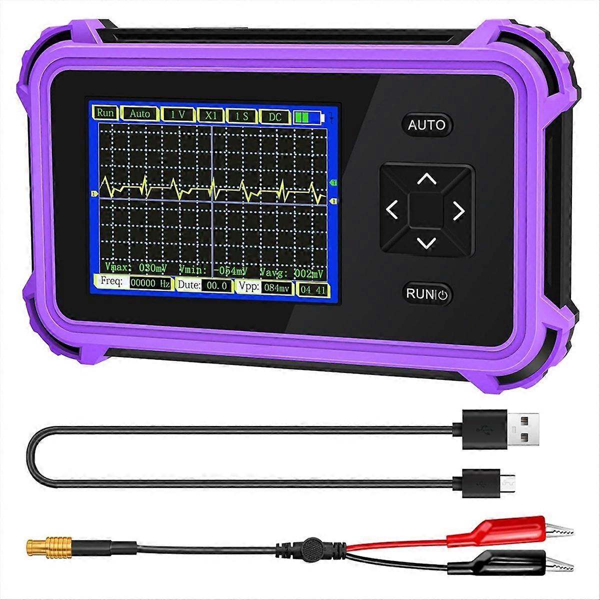 2.8inch TFT Digital Oscilloscope,1MHz Bandwidth,8.33MSa Sampling Rate,Auto/Normal/Single Trigger Mode,Suitable for Home