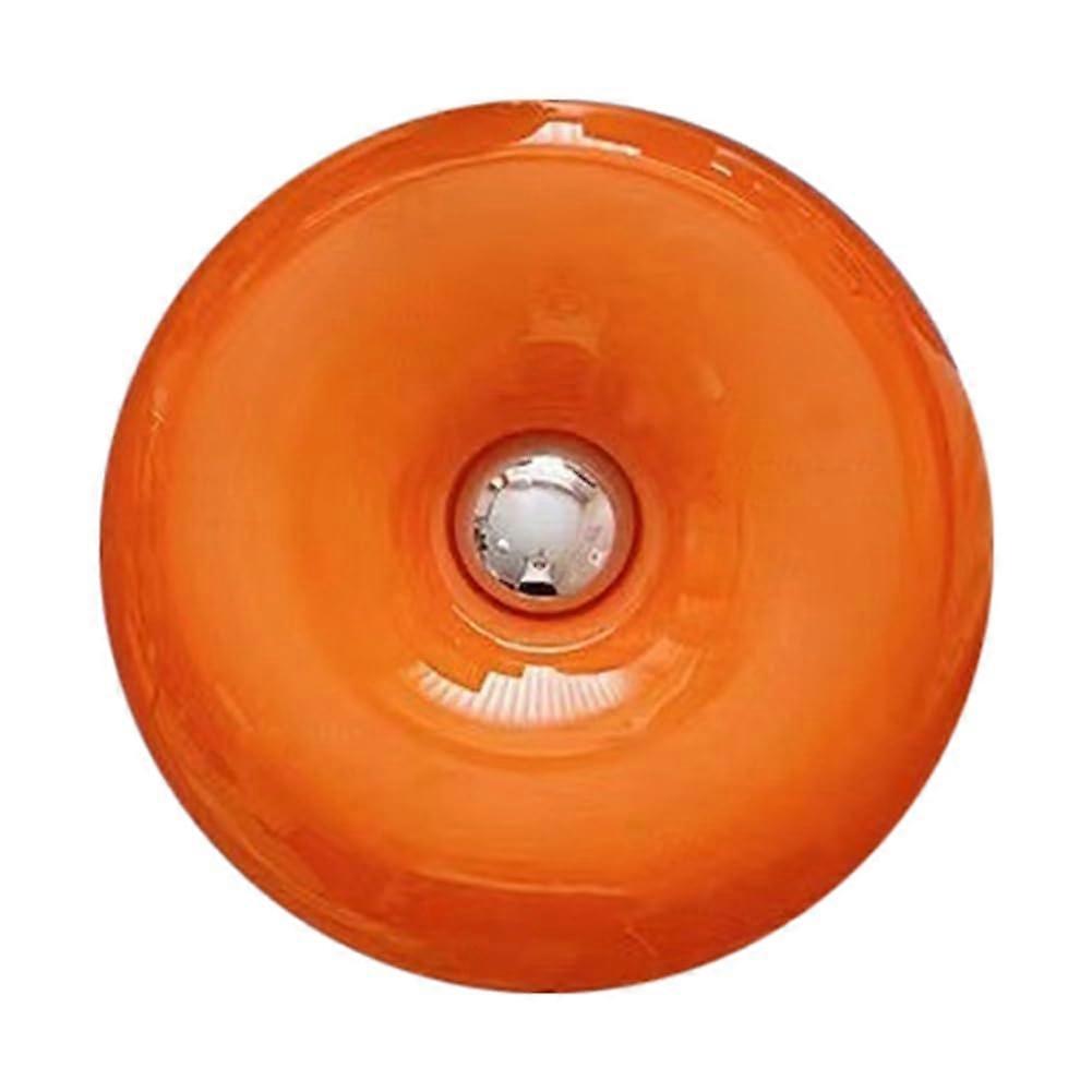 Orange Donut Mid Century Modern Table Lamp with Three Lighting Modes for Kids Room Decor