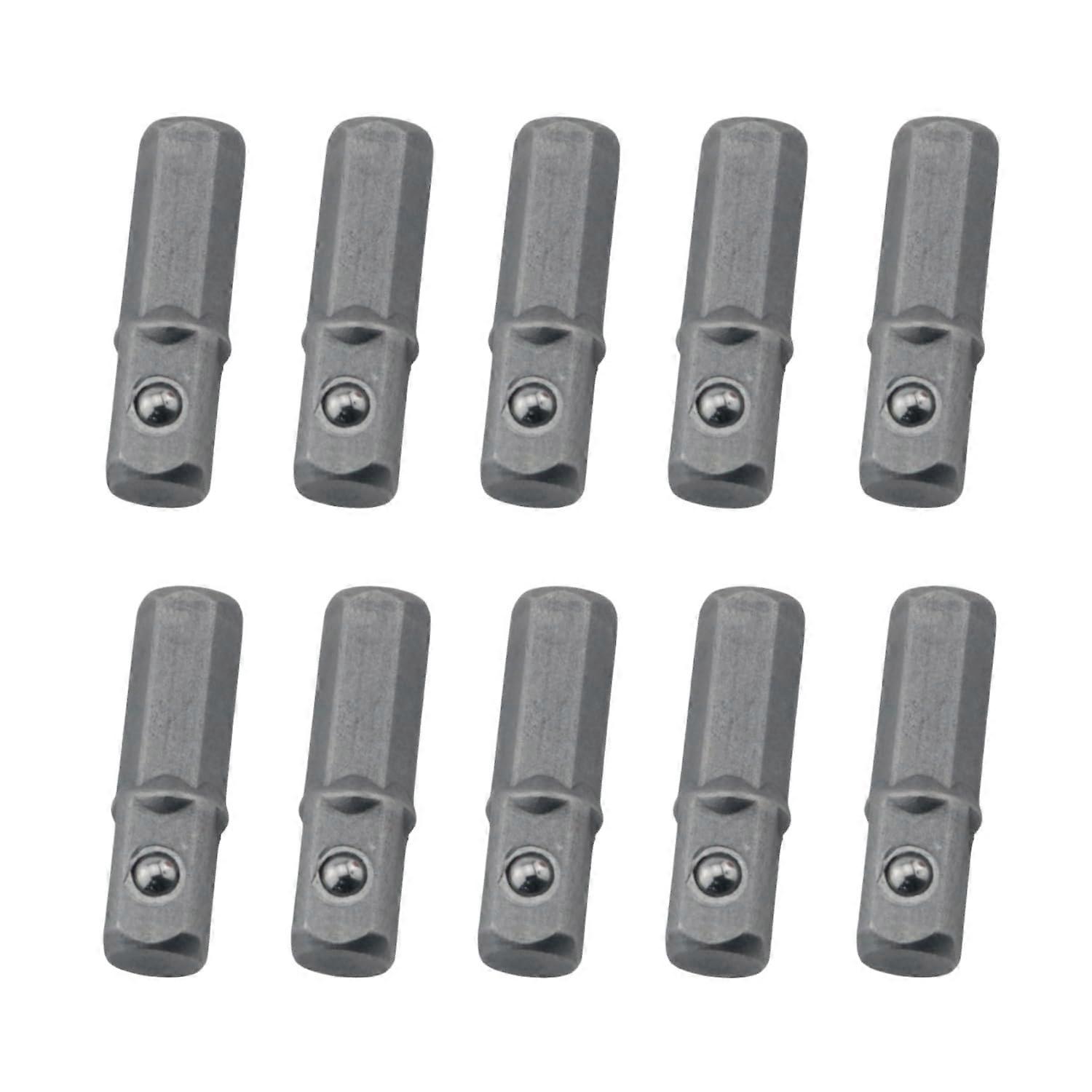Impact Socket Adapter Set, 10PCS Chromium Vanadium Steel, for Pneumatic Drill and Power Tools