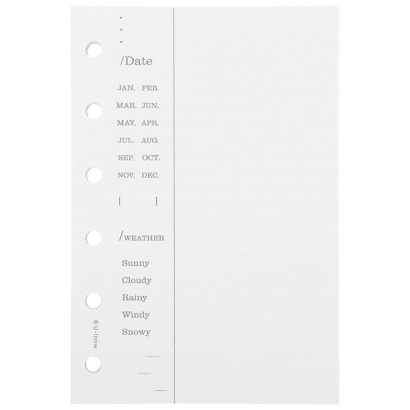 Smooth Writing Journal Refill Paper for 1 Book Notebook Set Inserts