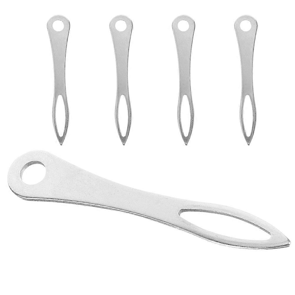 Metal Buckle Bow String Fixing Tool for Elastic Rope 15Pcs