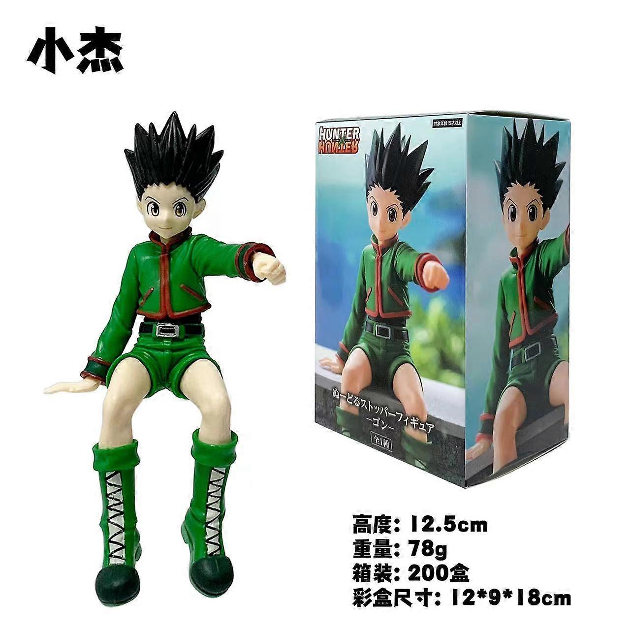 Anime HUNTER��HUNTER Figures GK Killua Zoldyck GON��FREECSS Action Figures Hunter X Hunter PVC Collection Model Toys Birthday Gift