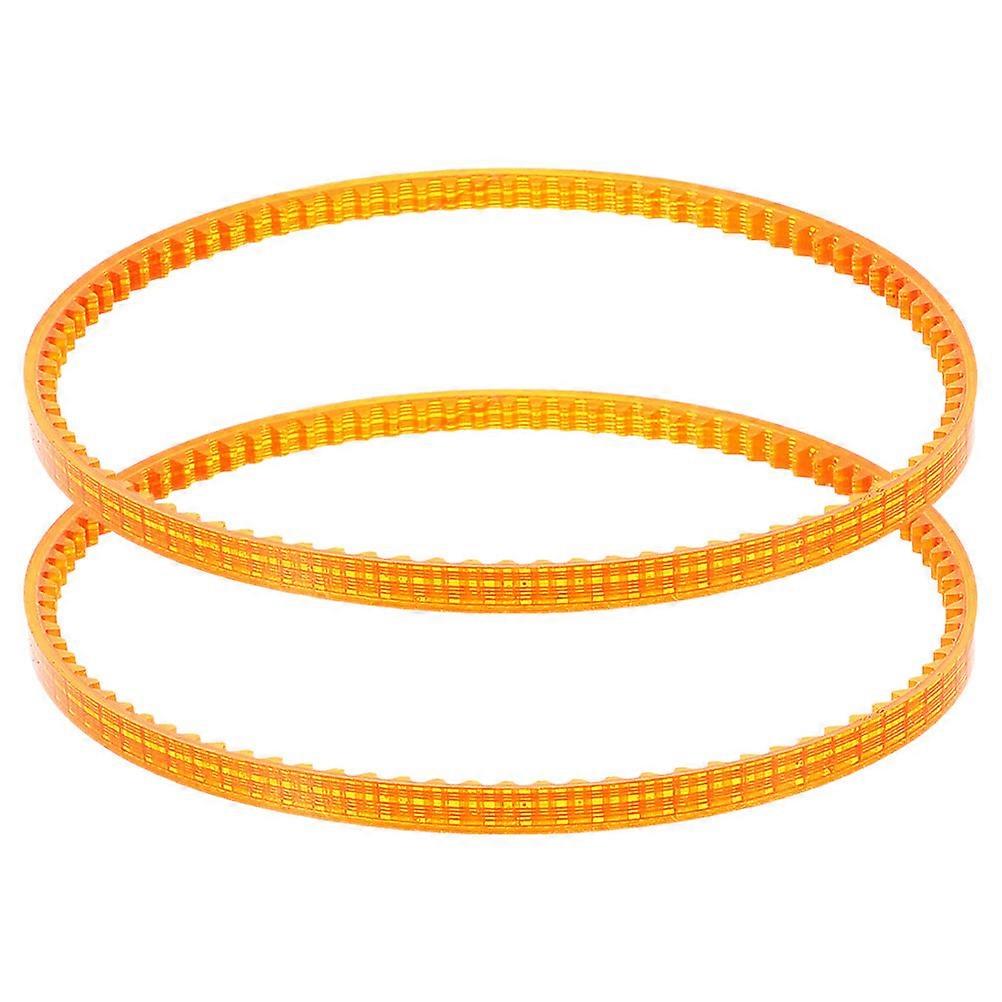 Orange Marshmallow Machine Belts for Cotton Candy Maker 2Pcs Reusable Set