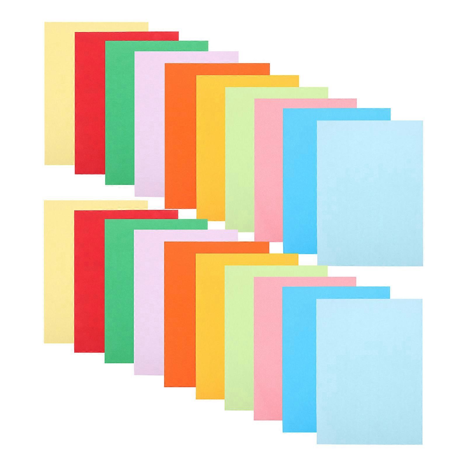 Color Card Stock For Kids And Creative Projects Multi-Colored Construction Paper 100Sheets Crafting