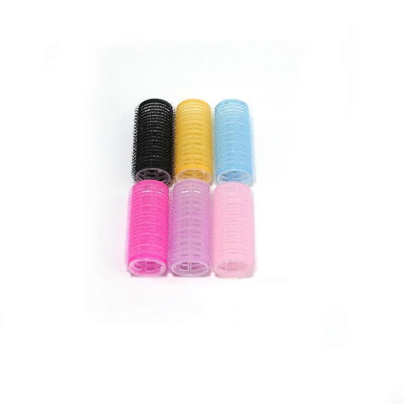 Self Adhesive Hair Rollers Set 6pcs Multiple Curl Sizes Self Grip Design for All Hair Types
