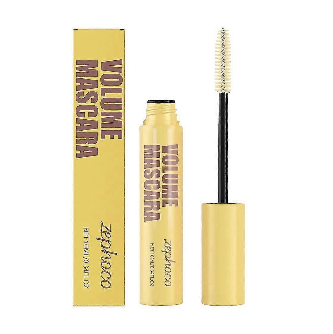 Sweat-Proof Thick & Slender Mascara  No Smudge, Long-Lasting, Natural Curl